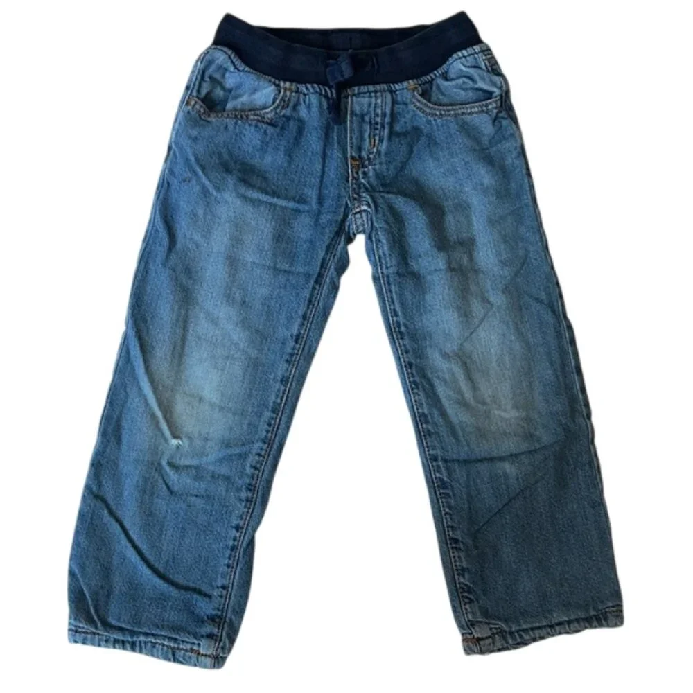 Gymboree Jersey Lined Pull-On Jeans, 4T